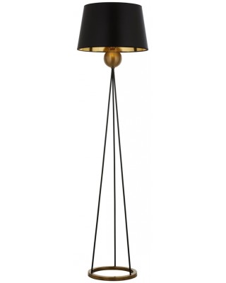 METAL WOOD MARBLE GLASS AND FABRIC FLOOR LAMP DIFFERENT COLORS 46 CM DIAMETER LOAD: 175 CM